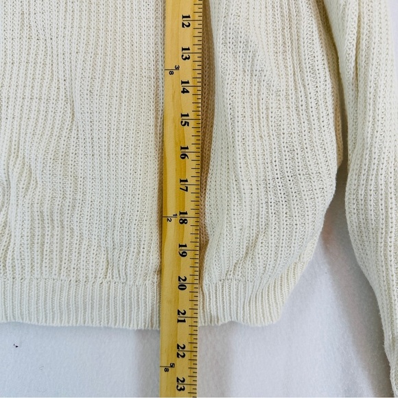 Forever 21 Knit Pullover Sweater Size L Beige - Picture 7 of 10